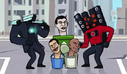 Skibidi Toilet Move Face – Hyper Casual Trending SellUnitySourceCode