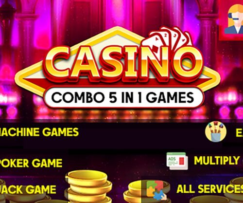 Combo Casino Games – 5 In 1 Unity Games SellUnitySourceCode
