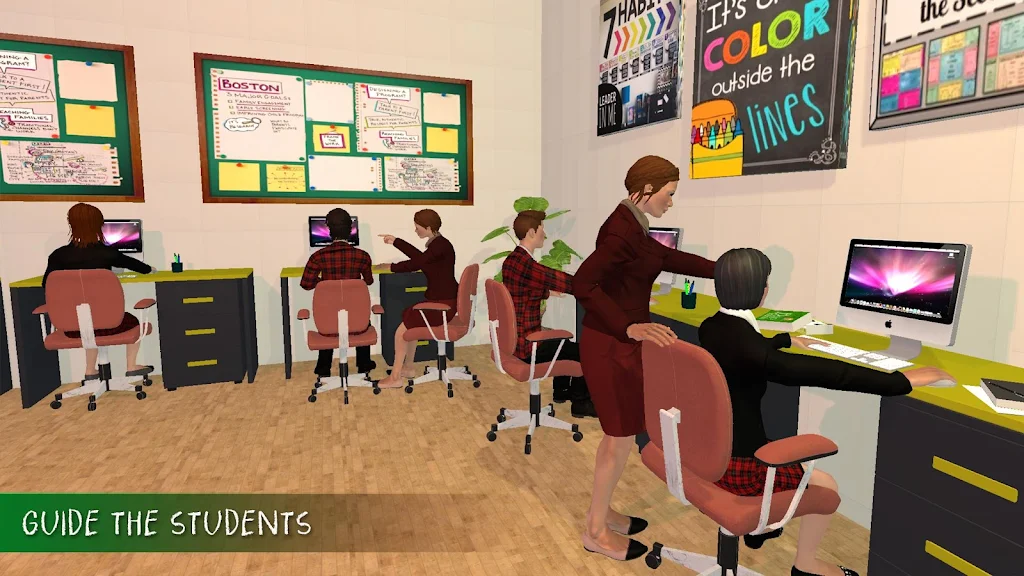 Virtual Mom High School Teacher Family Fun Time SellUnitySourceCode - Image 4