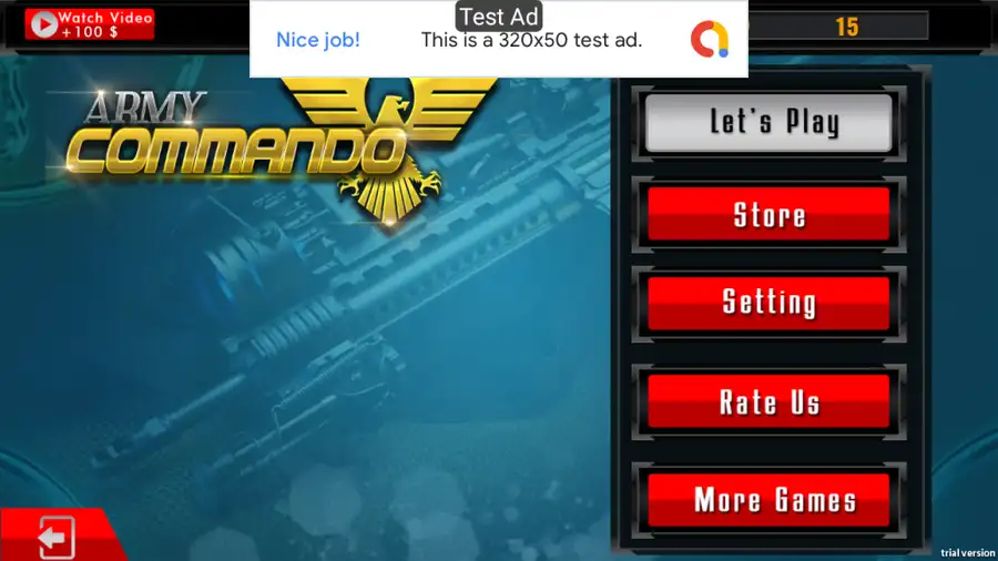 US Army Commando Survival Game Template SellUnitySourceCode - Image 3