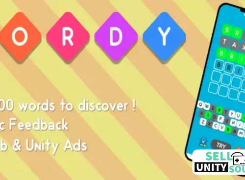 Wordy – A Wonderful Word Game SellUnitySourceCode