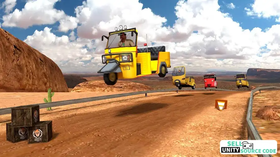 Real Tuk Tuk Racing 2019: Best Auto Rickshaw Racer SellUnitySourceCode - Image 4