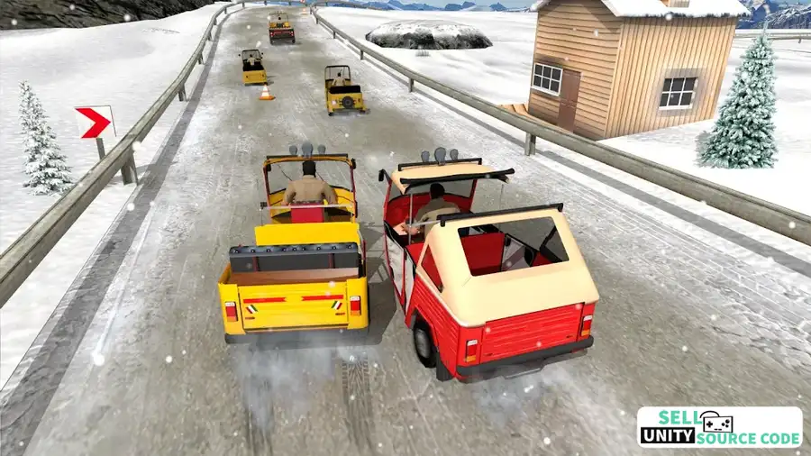 Real Tuk Tuk Racing 2019: Best Auto Rickshaw Racer SellUnitySourceCode - Image 7