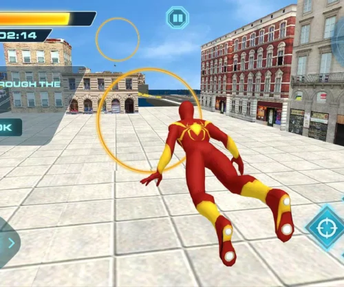 Spider Hero Flying Iron Adventure SellUnitySourceCode