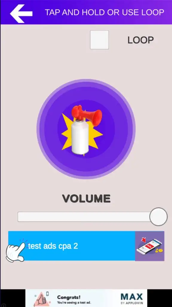 Siren Horn Sound Prank – Realistic Air Horn Game –SellUnitySourceCode.com - Image 3