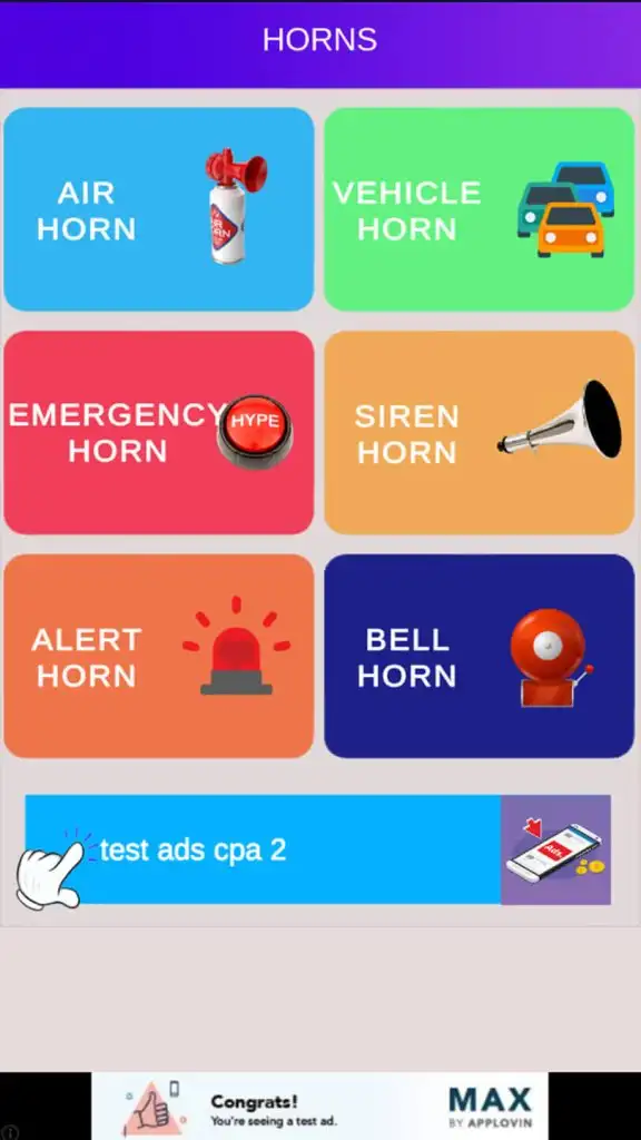 Siren Horn Sound Prank – Realistic Air Horn Game –SellUnitySourceCode.com - Image 4