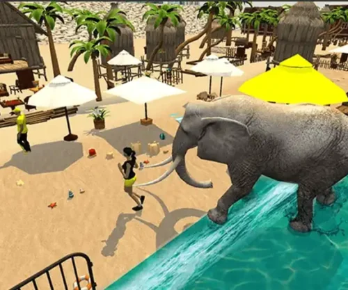 Wild Elephant Attack Simulator 2019 SellUnitySourceCode
