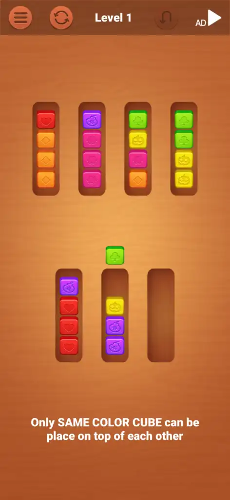 Wood Cube Sort SellUnitySourceCode - Image 3