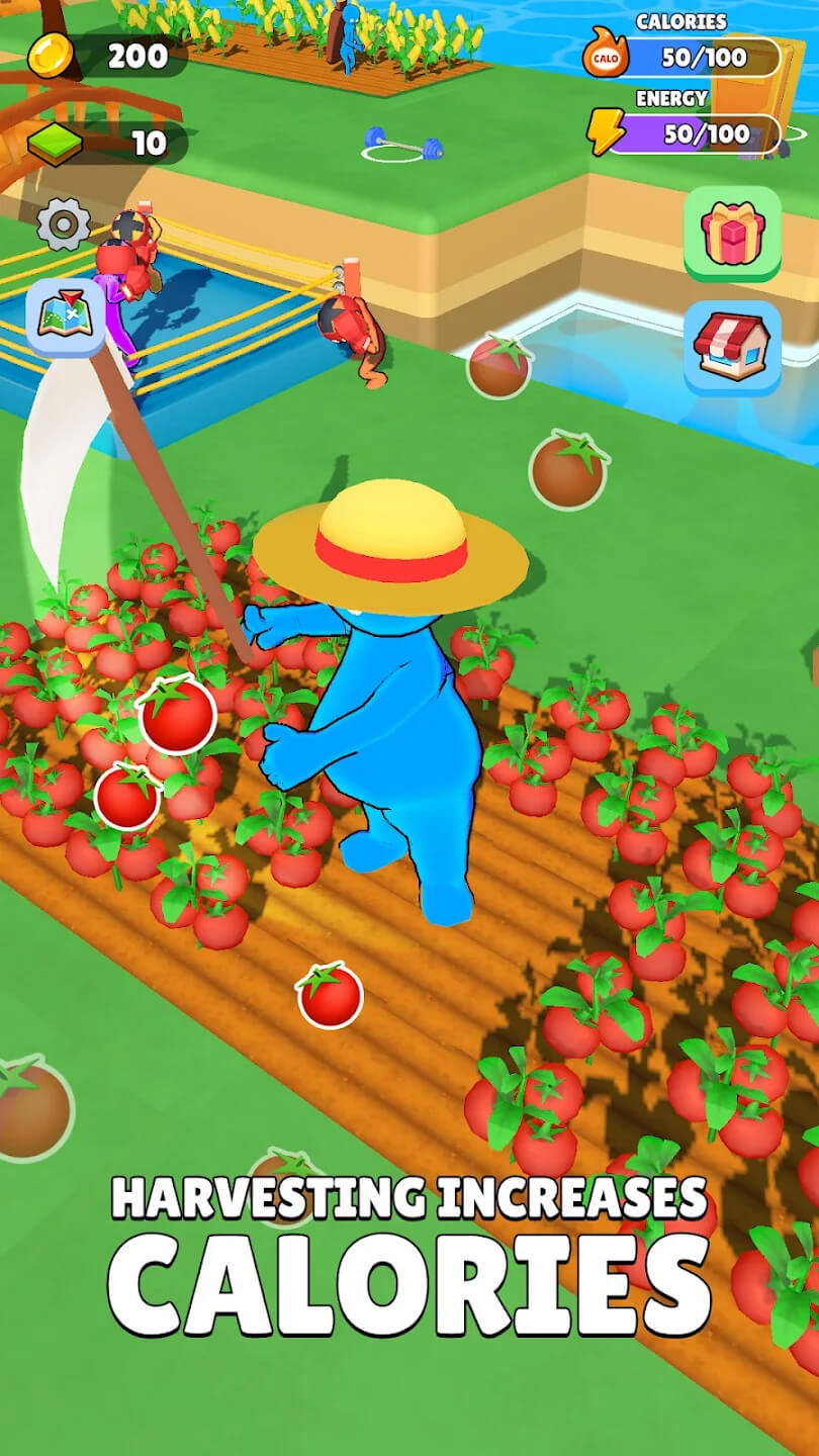 Muscle Land: Farm Hero Clicker SellUnitySourceCode - Image 3