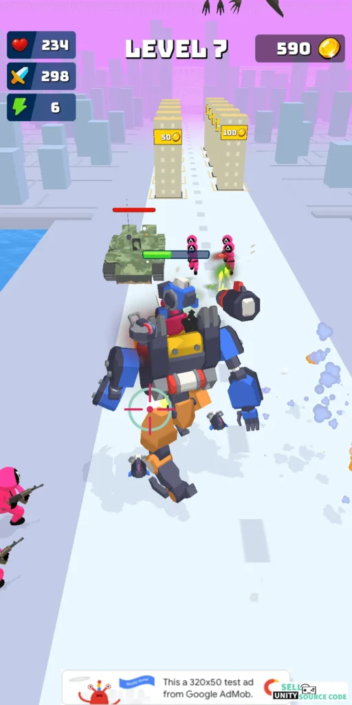 Mech Raise Master – Hyper Casual Game SellUnitySourceCode - Image 6