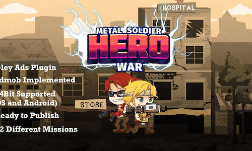 Metal Soldier Hero War – Complete SellUnitySourceCode