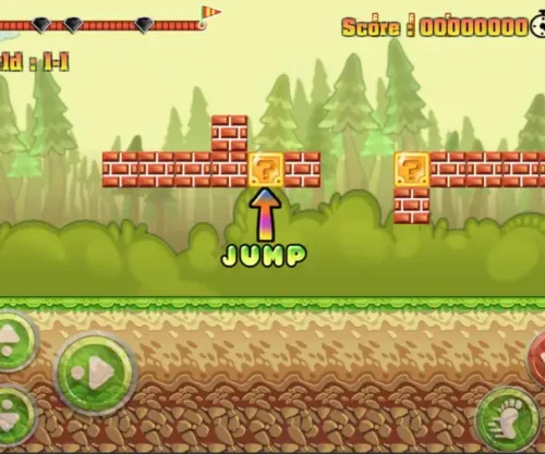 Super Jungle Run Adventure (Mario Style) SellUnitySourceCode