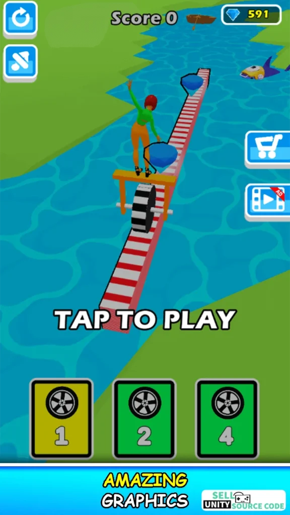 Wheel Balancer 3D Game SellUnitySourceCode - Image 2