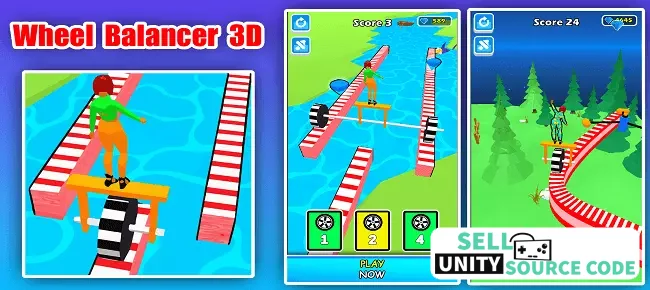 Wheel Balancer 3D Game SellUnitySourceCode