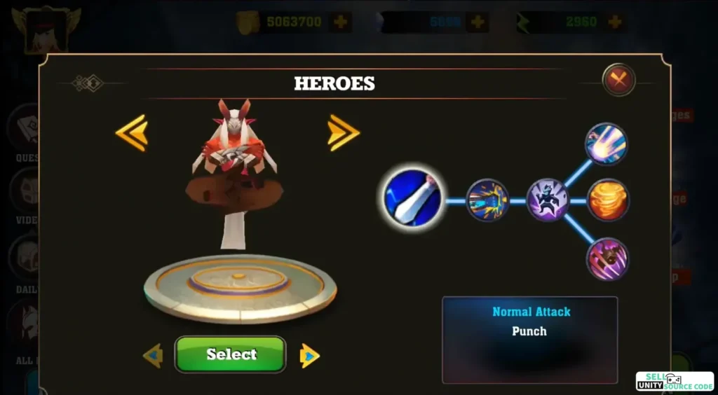 NEW Alliance of Heroes – Epic Legendary Warriors RPG  – SellUnitySourceCode.com - Image 2