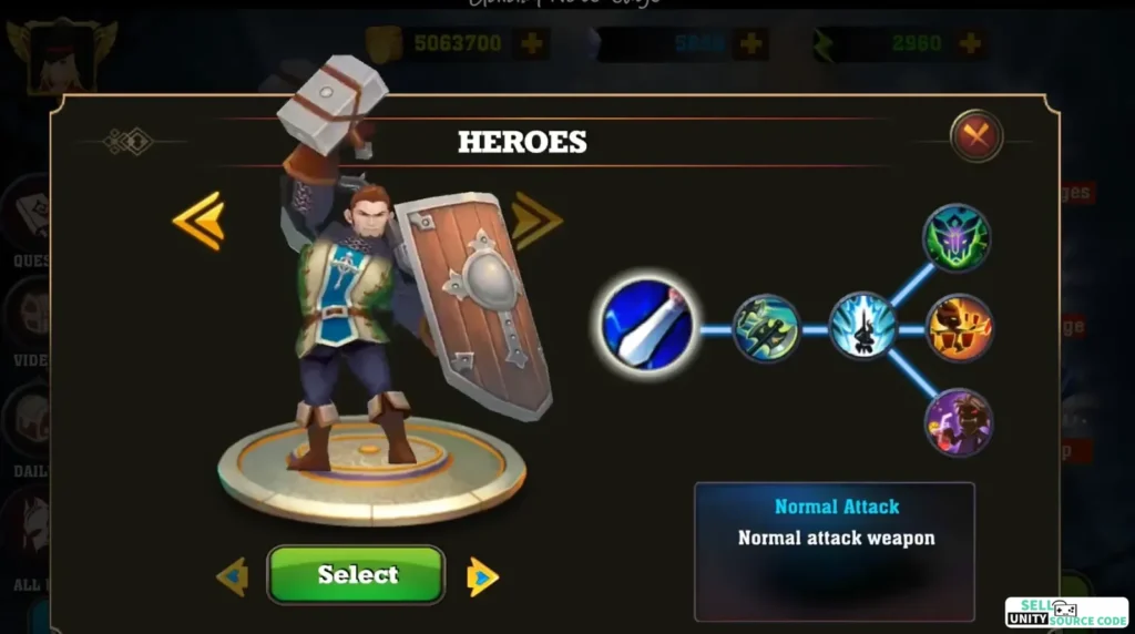 NEW Alliance of Heroes – Epic Legendary Warriors RPG  – SellUnitySourceCode.com - Image 4