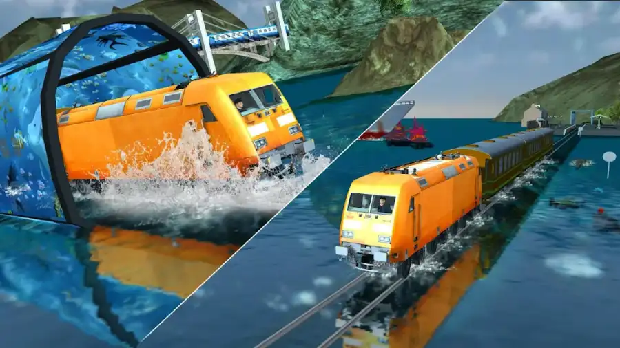 Train Driving on Water SellUnitySourceCode - Image 3