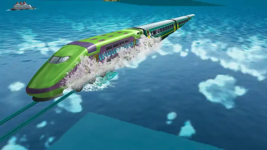 Train Driving on Water SellUnitySourceCode - Image 5