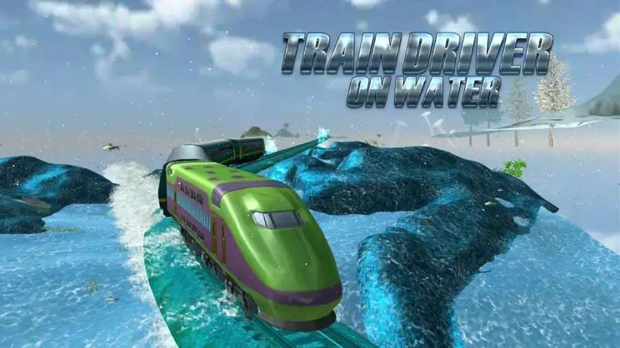 Train Driving on Water SellUnitySourceCode
