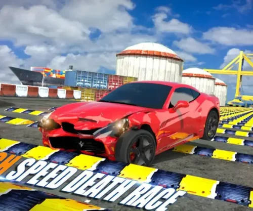 Crash Car Engine Beam Damage Sim – Speed Bumps SellUnitySourceCode