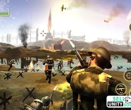 WW2 Survival War Prisoner : FPS Shooting Game SellUnitySourceCode