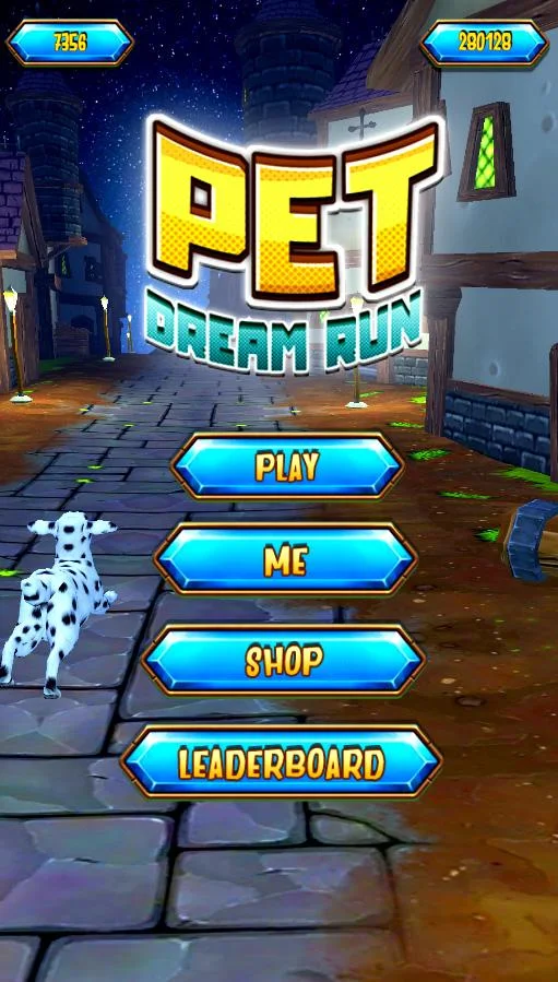 Pet Dream Run – Endless Runner Puppy Game |SellUnitySourceCode - Image 3