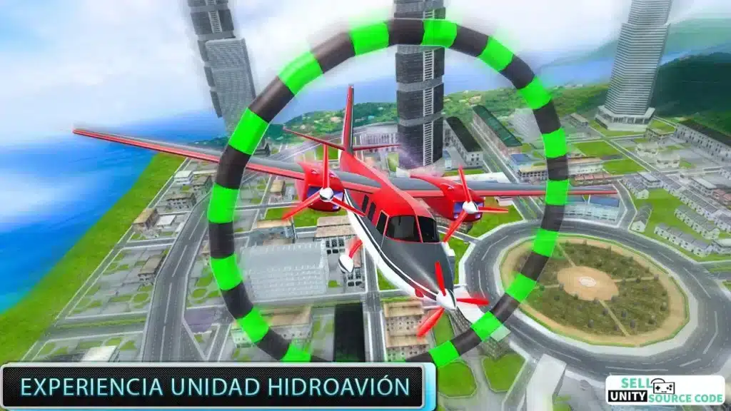 Sea Plane Flying Simulator SellUnitySourceCode