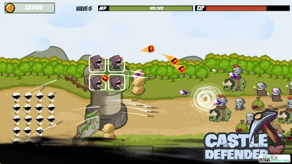 Castle Defender SellUnitySourceCode - Image 2
