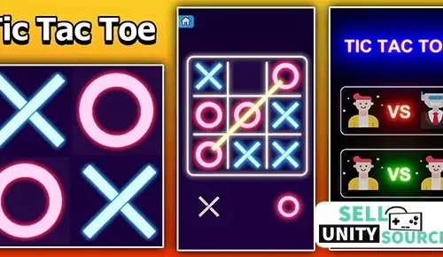 Tic Tac Toe Glow – Unity Source Code | NextLevel | SellUnitySourceCode