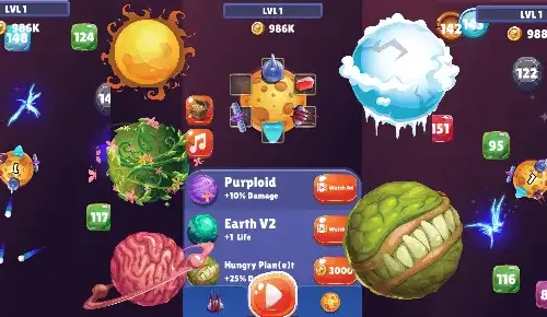 Space Defender – Hyper Casual Unity Game SellUnitySourceCode