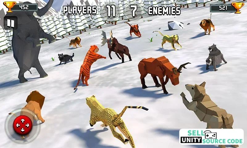 Animal Kingdom Battle Simulator 3D – Wild Beast War Game –  SellUnitySourceCode.com - Image 9