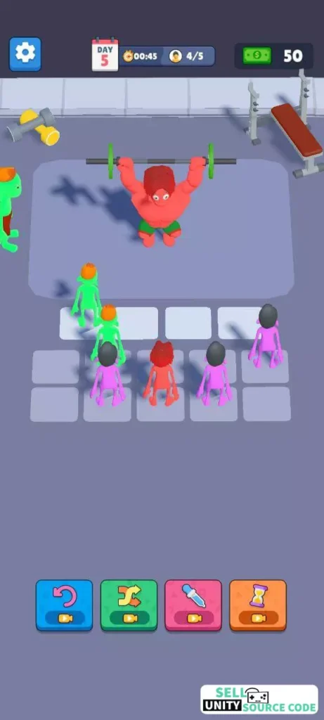 Gym Hero Clicker SellUnitySourceCode - Image 2