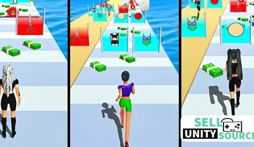 Fashion Queen 3D: Dress Up & Style Game –SellUnitySourceCode.com