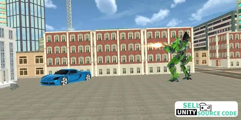 Transformer Fighting Superhero City SellUnitySourceCode - Image 6
