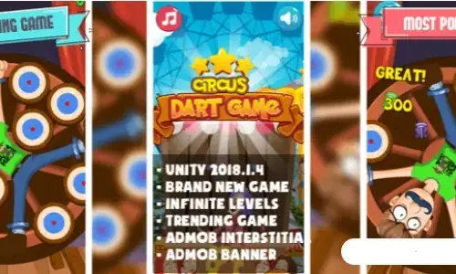 Circus Dart Wheel | Trending Game SellUnitySourceCode