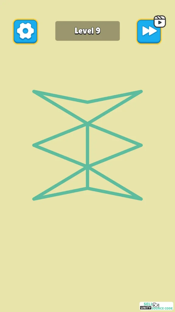 Easy One Line: Drawing Puzzle SellUnitySourceCode - Image 2