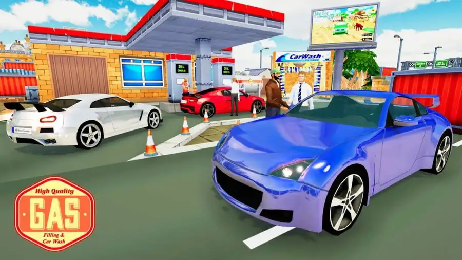 Modern Sports Car Wash: Gas Station SellUnitySourceCode🚗✨ - Image 6