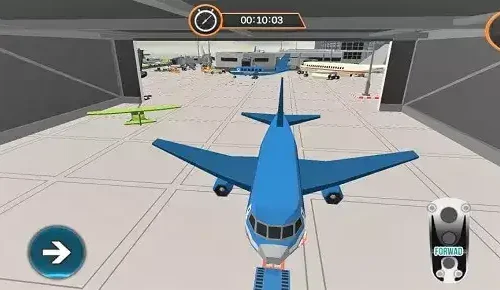 Chained Cart Towing Plane Parking Simulator 2021