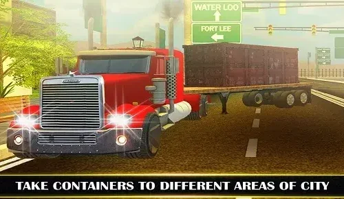 City Cargo Truck 64 Bit – American Cargo Delivery  Game  – SellUnitySourceCode.com