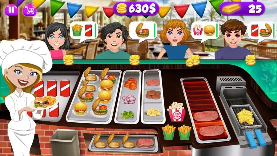 Street Food Cooking Game – Master Chef 64 Bit SellUnitySourceCode - Image 4