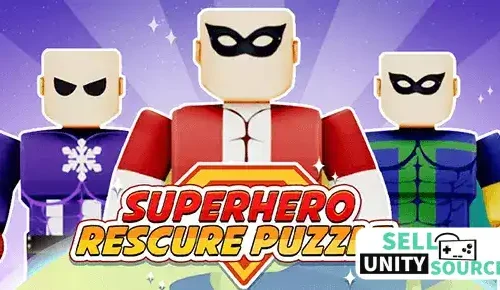 Super Hero: Rescue Puzzle SellUnitySourceCode