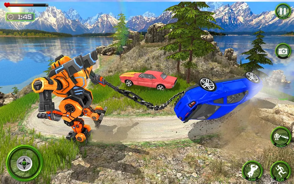 Police Robot Transform Tow Truck Game 2018 SellUnitySourceCode - Image 2