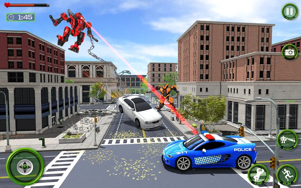 Police Robot Transform Tow Truck Game 2018 SellUnitySourceCode - Image 5