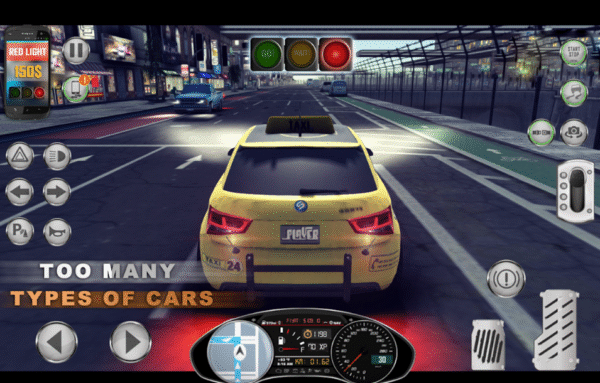 New Amazing Taxi Simulator V2 2019 – Real City Cab Driving Game – SellUnitySourceCode.com Demo  - Image 6