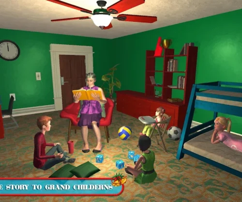 Virtual Family Grandma: Happy Family Simulator SellUnitySourceCode