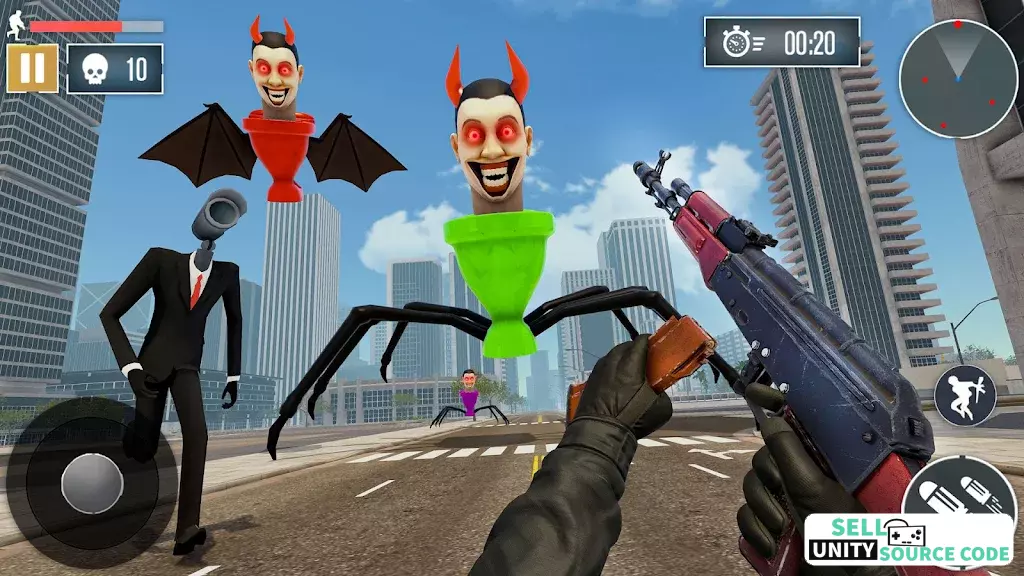 Skibidi Toilet Monster Game 3D SellUnitySourceCode - Image 6