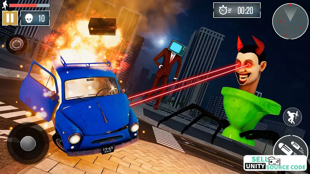 Skibidi Toilet Monster Game 3D SellUnitySourceCode - Image 3