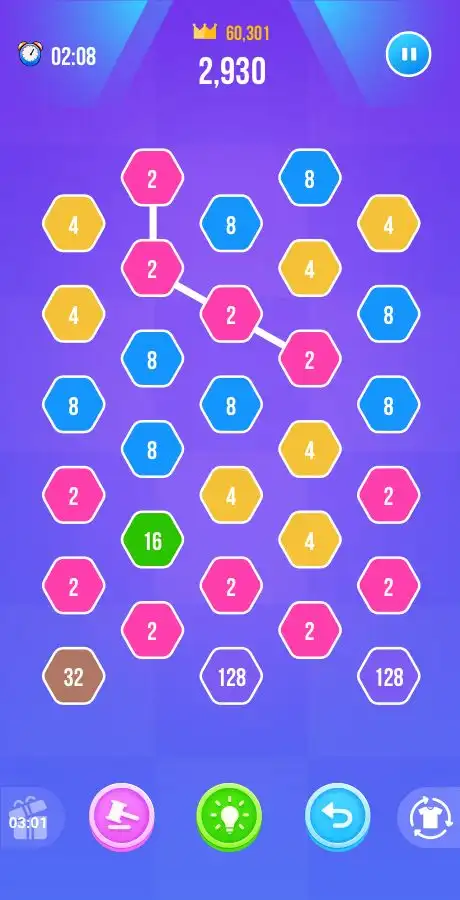 2248 Hexa Puzzle – Merge Number Challenge | 2025 Complete Unity Projects – SellUnitySourceCode - Image 5