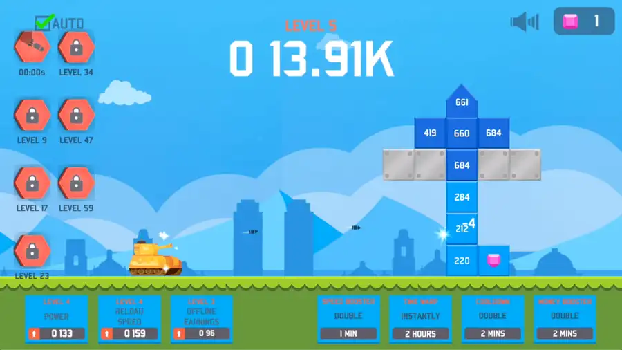 Idle Tank Battle SellUnitySourceCode - Image 2