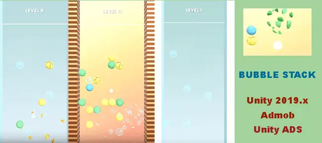 New Bubble Stack – Hyper Casual Balance Game SellUnitySourceCode.com